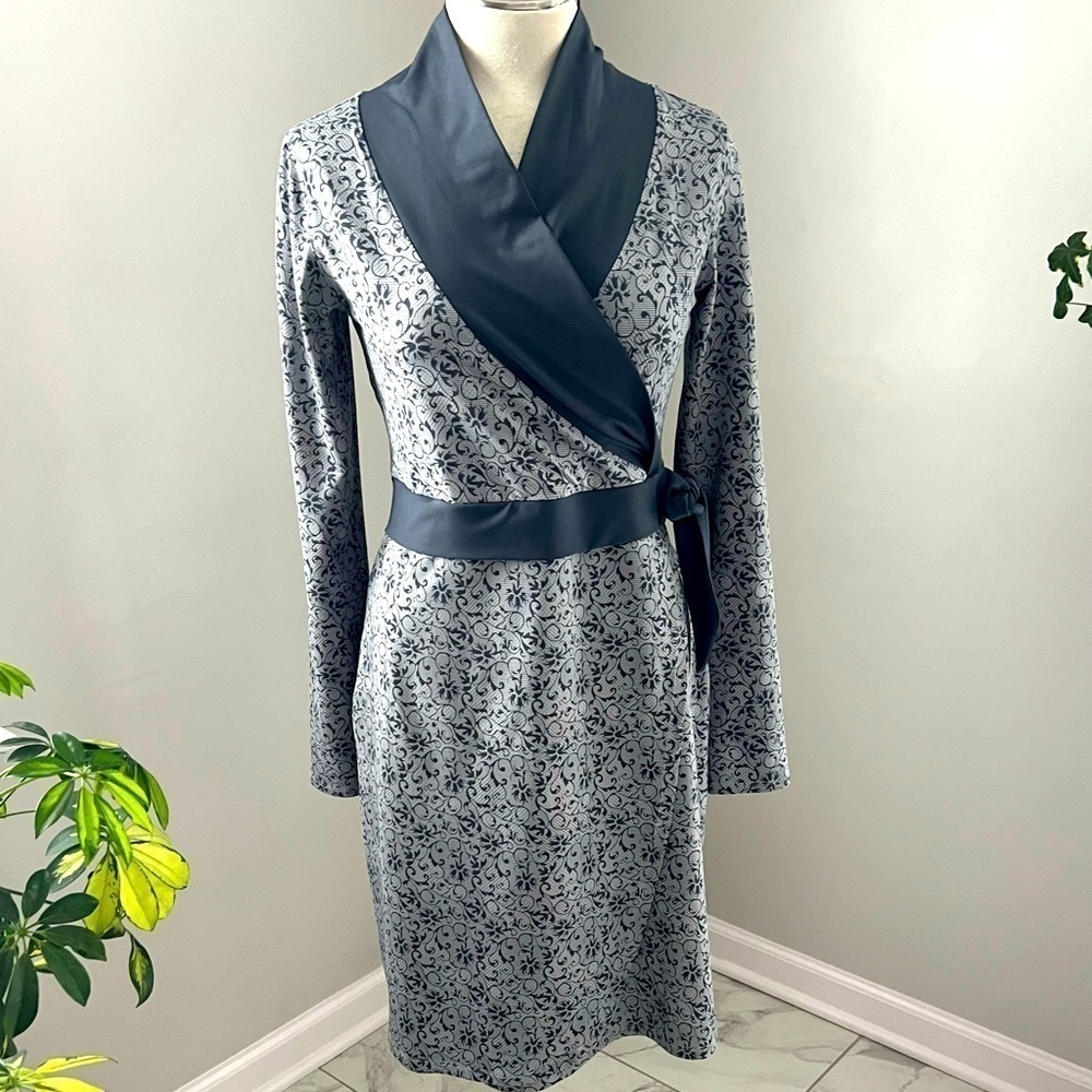 Athleta Wellington faux wrap dress S